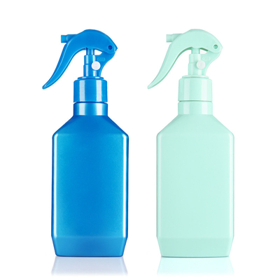 Blue 10 Oz 300ml Plastic Spray Bottles  Solid Color Non Toxic PET PCR Packaging