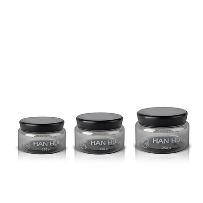 Cosmetic Wide Mouth Plastic Jars 100ML 150ML 250ML For Facial Cream
