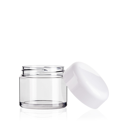 Thick Wall Wide Mouth Plastic Containers 30ml 50ml Eco Friendly Cosmetic Jar Container