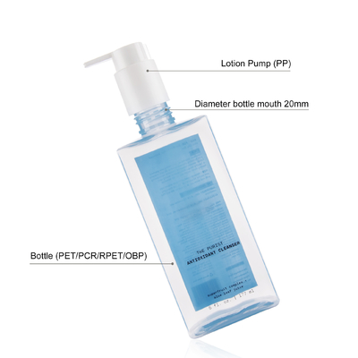 180ML Luxury Bottles For Body Lotion Without Spring Pump Dispenser